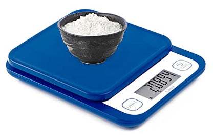 Ozeri Garden and Kitchen Scale II, with 0.1 g (0.005 oz) 420® Variable Graduation Technology® - color: Classic Blue