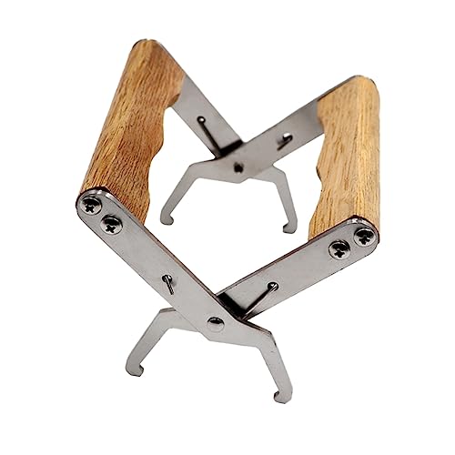 DOITOOL 1pc Spleen Lifting Clip Honeycomb Clip Beekeeping Beehive Frame Holder Bee Hive Bee Frame Lifter Clamp Beehive Frames Hive Frame Gripper Bee for Nest Bee Tool Wooden Silver