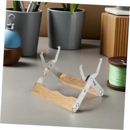 Gadpiparty 3pcs Beehive Frame Gripper and Clip Set for Beekeeping Supplies – Stainless Steel Hive Frame Holder with Wood Handle for Beekeepers and Hive Maintenance