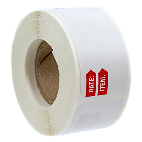 250 Freezer Labels / 1" x 2" Restaurant Quality Freezer Labels/Food Prep Labels/Made in The USA - size: Red Freezer 1” x 2”