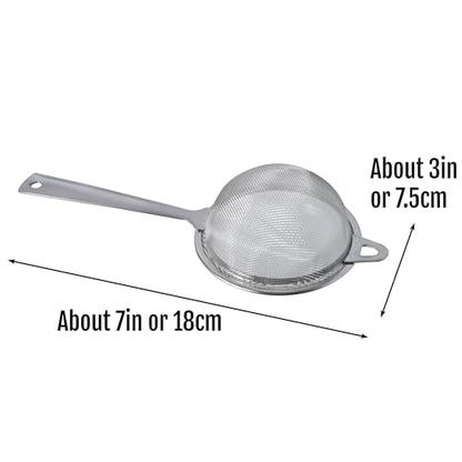 Matcha Sifter | Tea Strainer | Very Fine Mesh | Stainless Steel | Eliminate Clumps In Matcha Green Tea Powder