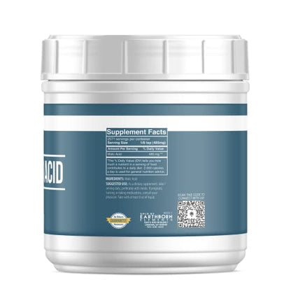 Earthborn Elements Citric Acid and Malic Acid Tub Bundle, Various Sizes, Food Safe, Candy Making