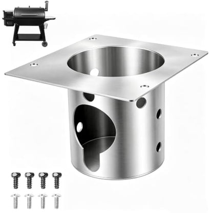 QuliMetal 304 Stainless Steel Fire Burn Pot for Pit Boss Pro Series 1150/1600 Pellet Grills, Pit Boss PB1150PS2, PB1150PS3, PB1600PS1 Grills, Upgraded Durable FirePot Accessories with Screws - size: L1 Fire Burn Pot for Pit Boss 1150