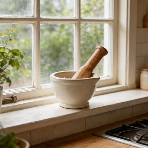 Sauerkraut Pounder Manual Wooden Masher, Vegetable Fermentation Tamper, Pickle Packer Tool, Kitchen Food Prep | Wooden Crusher Tool For Meat Vegetable Pickle Cabbage Food (Khaki) - color: Khaki