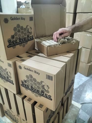 Golden Bay, Smoking Fuel for Beekeeping, Cold Smoke, 2 Pound (36 Rolles)