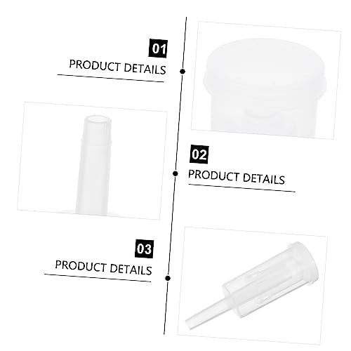 IMIKEYA 2pcs Valve Wine Stoppers Plastic for Leak Wine Preservation Brew One-way Valves for Home Brewing