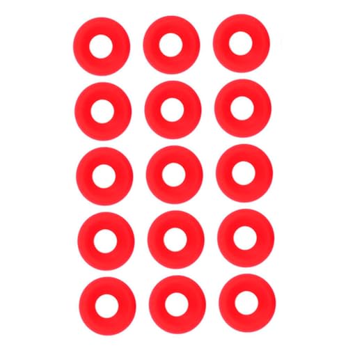 Food Grade Silicone,Silicone O Rings,Silicone Gasket, 25Pcs Soft Red Gaskets Beer Bottle Seals, Home Brewing for Swing Flip Top Bottle Beer Bottle Winery