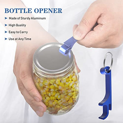 Mason Jar Vacuum Sealer Kit with Accessory Hose for Wide and Regular Mouth Jars, Manual Portable Vacuum Pump and Lid Opener