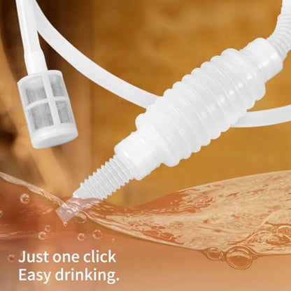 3 Piece Automatic Wine Pouring Tool Food Safe Beer Siphon Tube Pumps for Commercial and Household Applications Beer Dispensing Tool - color: B