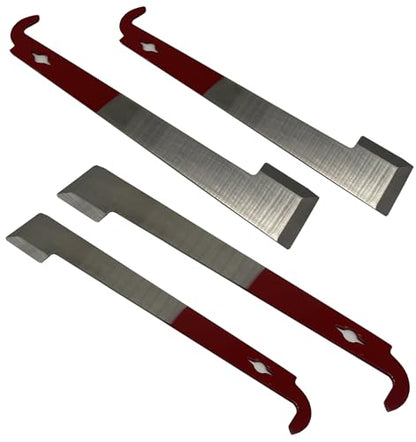 Stainless Steel Beehive J-Hook -, 4 Packs Multi-Purpose Beehive Elevator and Scraper, Can Pry The Beehive and Scrape Propolis, Professional Beekeeping Tool.