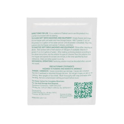 Diversey Sani-Sure Soft Serve Sanitizer & Cleaner, 1 oz Packet | Soft Serve Machines, Shake Equipment, Slush Dispensers, Yogurt Machines, Chlorine Sanitizer - size: 1 Ounce (Pack of 1)