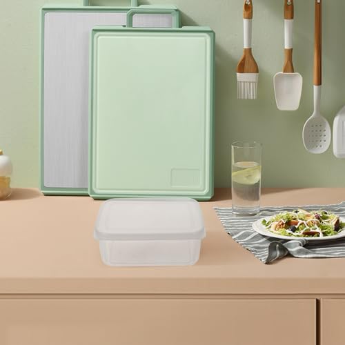 Refrigerator Food Preservation Box with Lid Reusable Sealed Cheese and Bread Container for Kitchen Fruit Vegetable Storage Snack and Ingredient Organizer for Home Camping Picnic