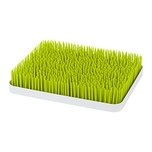 Boon Lawn Countertop Baby Bottle Drying Rack with Antimicrobial Tray - Spring Green - Bottle Rack and Organizer - Baby Feeding Essentials - 13.5 x 11 x 2.5 - 1 Count - color: Green, size: 2 Count (Pack of 1)