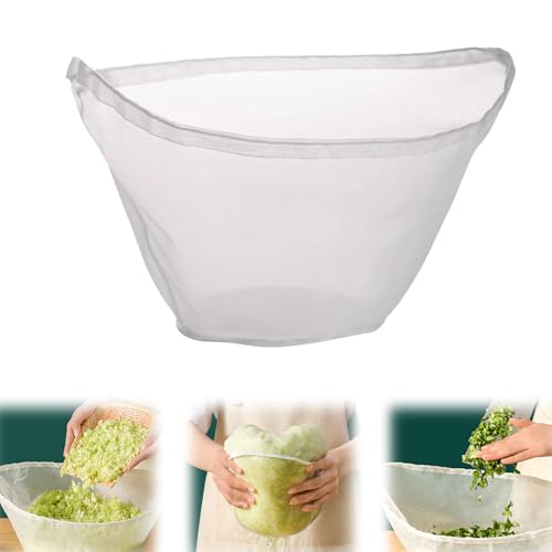 Soy Milk Bag Cheesecloth Bags,2025 New Cheese Cloth Bag for Straining,Reusable Straining Bags for Cooking Baking Juicing (1, Medium) - color: Medium