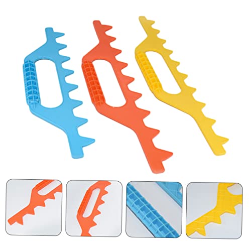 MERRYHAPY Beekeeping Spacer Tool Beehive Frames Distance Rake Plastic Measuring Rake for Beehive Frames Random