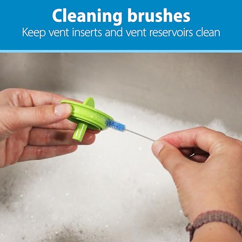 Dr. Brown's Anti-Colic Options+ Vent/Reservoir Cleaning Brush, BPA-Free, Blue, 8 Count, 2-Pack - size: 8 Pack