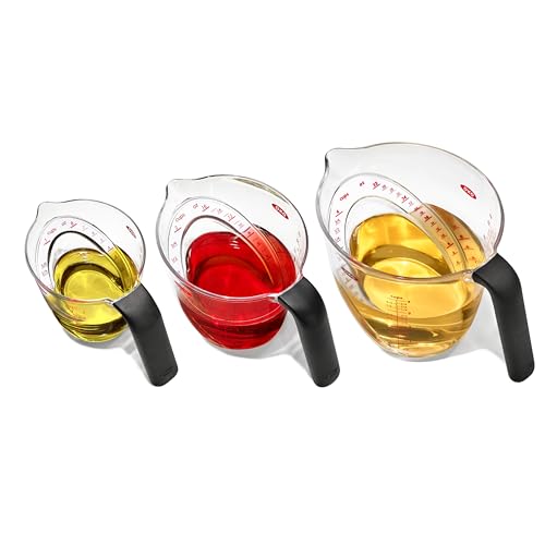OXO Good Grips 3-Piece Angled Measuring Cup Set,(Pack of 12) - size: Multi (Pack of 12)