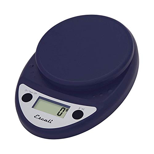 Escali Primo Digital Food Scale Multi-Functional Kitchen Scale and Baking Scale for Precise Weight Measuring and Portion Control, 8.5 x 6 x 1.5 inches, Royal Blue - color: Royal Blue