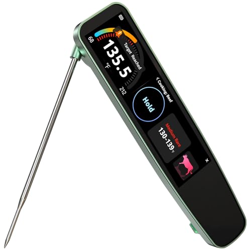 AWLKIM Smart Meat Thermometer 0.5s Instant Read Touchscreen