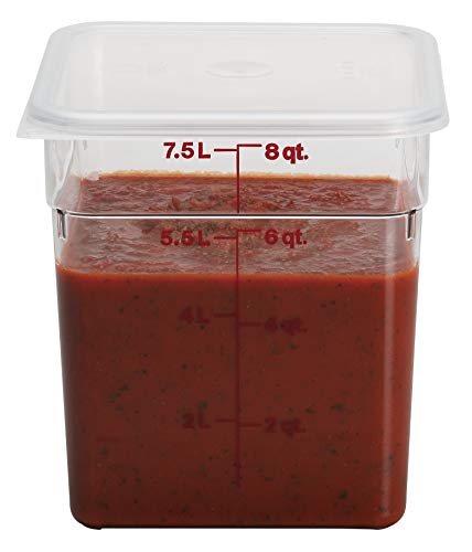 Cambro (SFC6SCPP190) Seal Cover for 6 & 8 qt Camwear® CamSquare Containers - size: 6 & 8 Quart