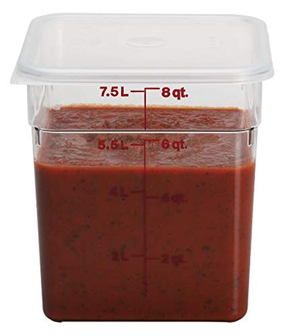 Cambro (SFC6SCPP190) Seal Cover for 6 & 8 qt Camwear® CamSquare Containers - size: 6 & 8 Quart
