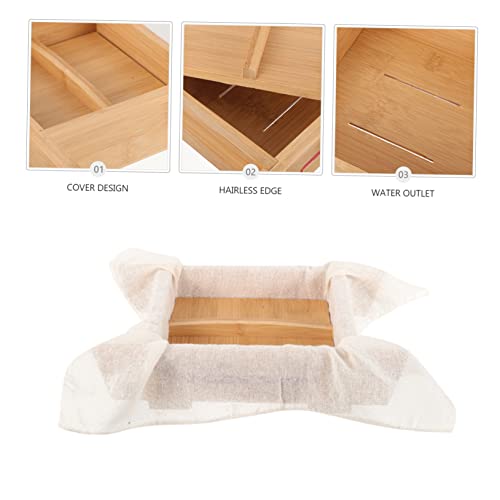 ABOOFAN Tofu Press Mold High Grade Wooden Cheese Maker Tool for Homemade Tofu and Cheese Pressing Smooth Edges Easy to Kitchen Accessory