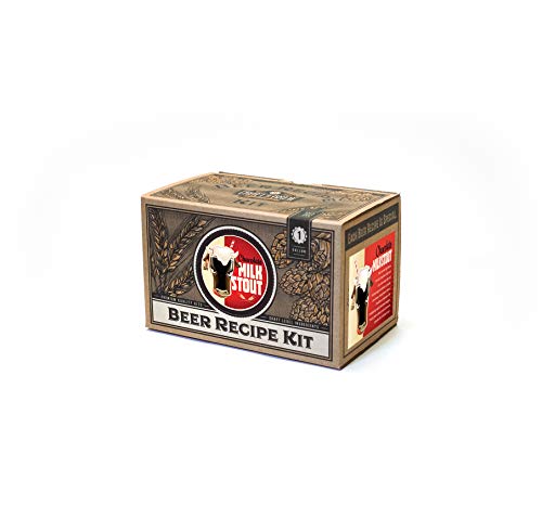 Craft A Brew Recipe Kit - Chocolate Milk Stout Refill - 1 Gallon - Ingredients for Home Brewing Beer - color: Chocolate Milk Stout
