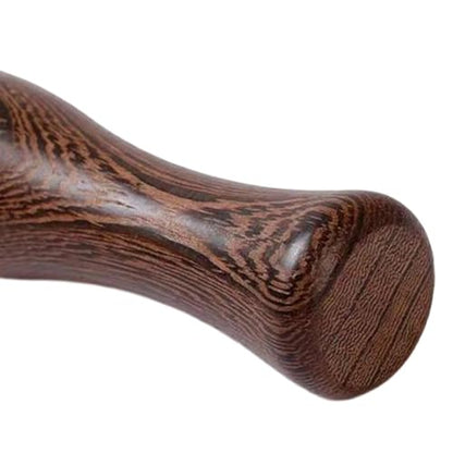 Sauerkraut Pounder - Manual Non-Slip Wooden Masher, Vegetable Fermentation Tamper, Pickle Packer Tool, Kitchen Food Prep | Wooden Crusher Tool,For Sauerkraut Pickling And Cooking (Coffee) - color: Coffee