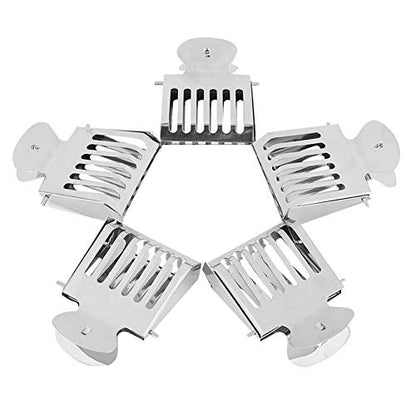 Queen Bee Catcher Clip, 5PCS Stainless Steel Book Clip Type Cage for Apiary Control and Safe Transfer