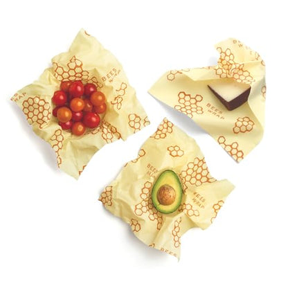 Bee's Wrap Beeswax Wraps for Food - 3 Pack of Medium Beeswax Wraps - Plastic Free Made in USA Reusable Natural Food Wrap - Honeycomb Print - style: Honeycomb Medium 3 Pack