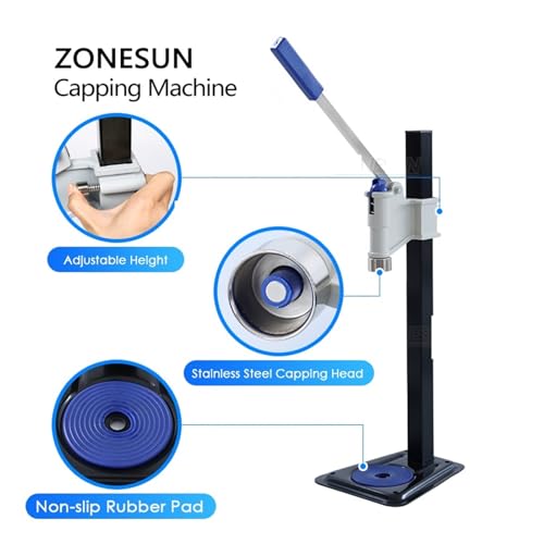 Manual Beer Lid Sealing Capper Soft Drinks Capping Machine Soda Water Sauce Bottles Cover Caper Hand Glass Wine Bottle For Beginnners DIY Use