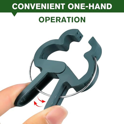 A Plant Clamp Used for Climbing Plants,Horticultural Clip Used to Support Climbing of Flower Stems, Vines, Vegetables, and Tomatoes,Vine Clip for Garden Vine Training (Green, 120small) - size: 120 Small