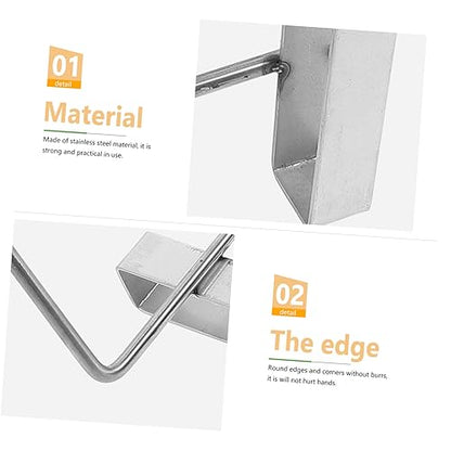 BESTonZON Beehive Frame Holder Stainless Steel Beekeeping Frame Support Bracket Space Saving Beekeeping Equipment Tool for Hive Frame Storage and Organization
