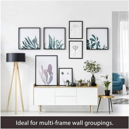 Beehive Picture Hangers | 26 Pcs Picture Hanging Hardware Kit | Fully Adjustable | for Wood Frames and Canvases on Drywall | 20 lb Capacity | Hangs 3 Frames - size: 6 Pack (Original), style: For hanging wood frames, canvases and artwork in homes, offices,