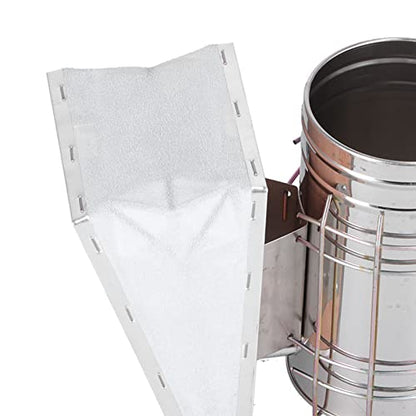 3 Piece Beehive Smoker Set Stainless Steel Smoker with Bee Brush and Scraper Beekeeper Starter Kit for Beekeeping and Colony Management