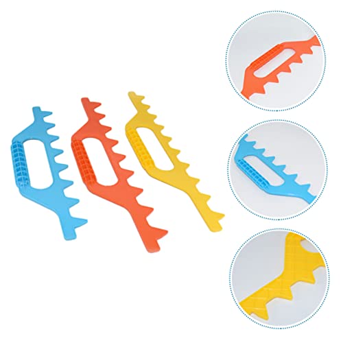 3pcs Beehive Frame Measuring Rake Beekeeping Tool Spacer Rake for Bee Frames Plastic Material Bee Hive Accessory