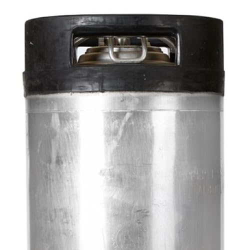 (4-Pack) Reconditioned 5-Gallon Ball Lock Cornelius Kegs – Dual Handle Stainless Steel “Corny” Style Kegs with Rubber Base + FREE O-Ring Kit – Cleaned, Sanitized & Pressure Tested