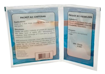 Fermfast Dualfine Dual-Stage Clearing Aid - Finings for Wine, Beer and Spirits