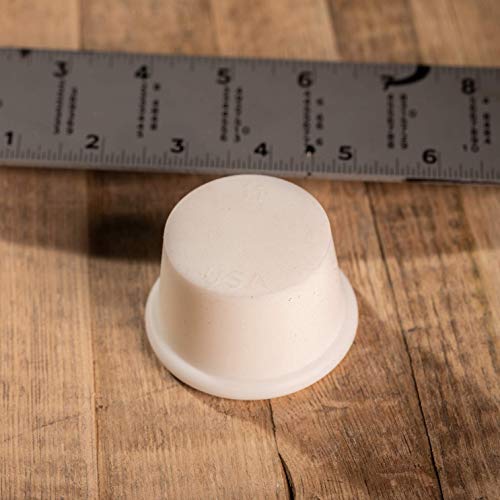 Midwest Barrel Company Solid Silicone Bung Plug for Wine or Whiskey Barrel (Fits 2-Inch Bung Hole) for Standard Size (53 and 59 Gallon) Wine or Whiskey Barrels - size: 2 inches Standard Bung