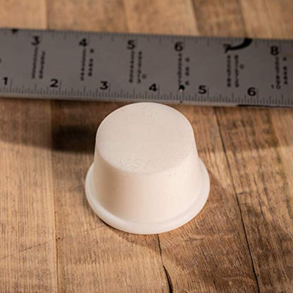 Midwest Barrel Company Solid Silicone Bung Plug for Wine or Whiskey Barrel (Fits 2-Inch Bung Hole) for Standard Size (53 and 59 Gallon) Wine or Whiskey Barrels - size: 2 inches Standard Bung