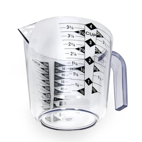 Chef Craft Select Plastic Measuring Cup, 4 Cup, Clear - size: 4 Cup