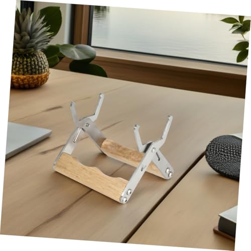 SEWACC 3pcs Beekeeping Hive Frame Holder and Clamp Tool with Wooden Handle for Secure Bee Hive Lifting and Frame Grip in Apiary Maintenance
