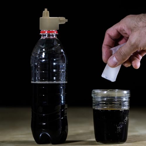 DIY Aquarium CO2 Generator Bottle Caps Portable Reactor Parts 2Pcs Replaceable ABS Material Aquarium Plants System Supplies