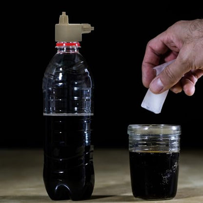 DIY Aquarium CO2 Generator Bottle Caps Portable Reactor Parts 2Pcs Replaceable ABS Material Aquarium Plants System Supplies
