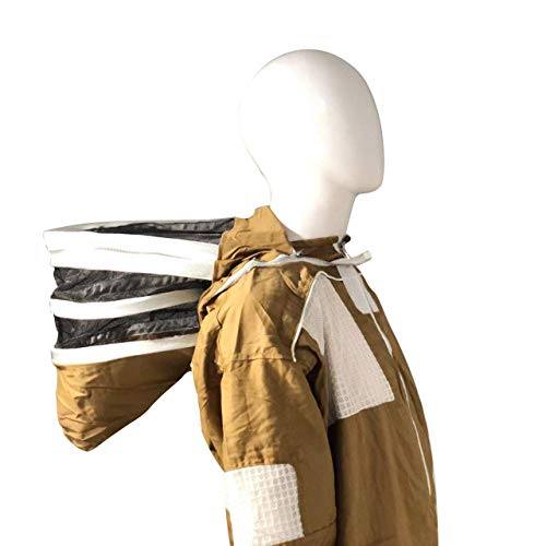 Clothes N Leather Gear Beekeeping Semi Ventilated Protection Beekeepers Suit with Fencing/FaceZipper Veil - size: XX-Large