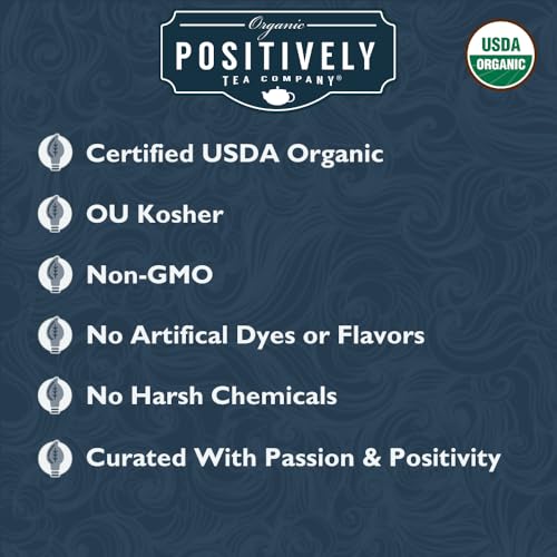Organic Positively Tea Company, Nilgiri FBOP Black Tea, Loose Leaf, 4 Ounce - size: 4 Ounce (Pack of 1)