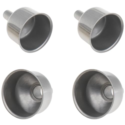 4PCS Small Funnels 2 Different Sizes Stainless Steel Mini Funnel for Kitchen Use Filling Bottles