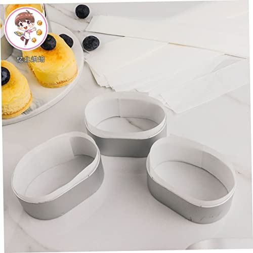 PRETYZOOM 110pcs Cheese Forms Molds Stainless Steel Mold Creative Baking Tool for Diy Cheesecake Candy Cake and Fondant