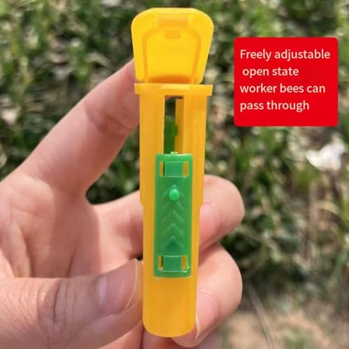 New Queen Bee Cage Beekeeper Plastic Bee Isolator Clip Beekeeper Breeding Tools for Indoor & Outdoor Use