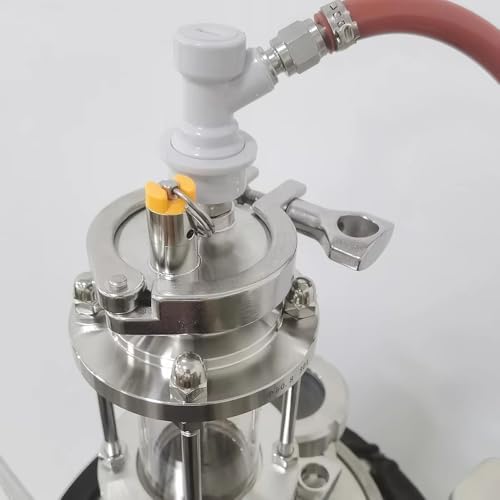 1pc 2" Tri-Clamp Dry Hopper Lid with PRV and Ball Lock Gas Post for Homebrew Fermentation